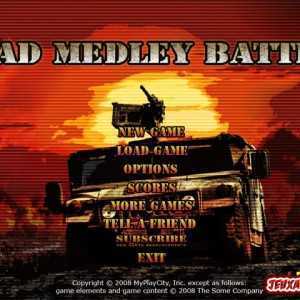 لعبة الشاحنة المقاتلة Mad Medley Battle