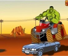 لعبة الوحش الاخضر Hulk Ride