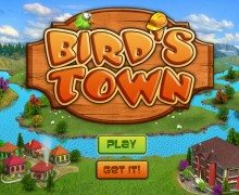 لعبة صيد الطيور الغاضبة Birds Town