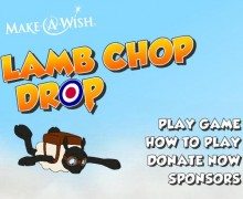 لعبة القفز بالمظلة Lamb Chop Drop