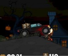 لعبة سحق الزومبي بالسيارة Crash drive smash zombies