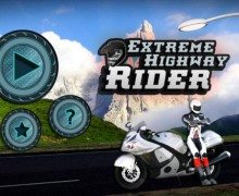 لعبة الدراجات اندرويد Extreme Highway Rider 3D