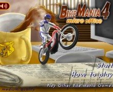 لعبة الدراجات الخطيرة Bike Mania 4