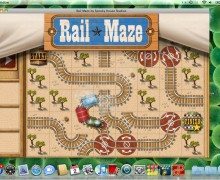 لعبة متاهة القطار Rail Maze