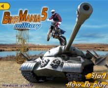 تحميل لعبة الدراجات الخطيرة Bike Mania 5 Military