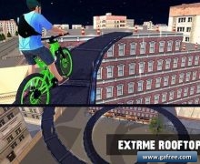 تحميل لعبة محاكاة قيادة الدراجات الهوائية Rooftop BMX Bicycle Stunts