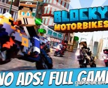 تحميل لعبة الدراجات الجديدة للايفون مجانا Blocky Motorbikes