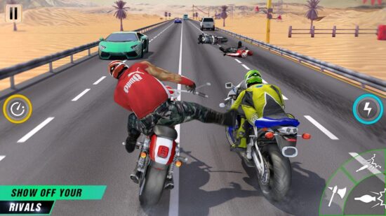 تحميل لعبة الدراجات النارية المقاتلة Bike Attack