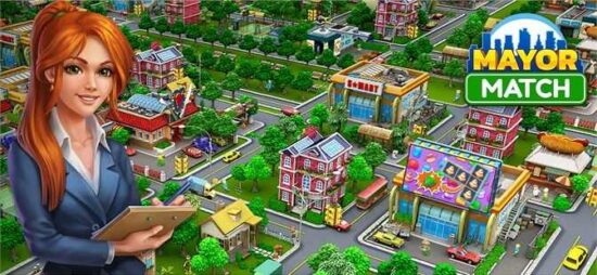 تحميل لعبة بناء المدينة للكمبيوتر Mayor Match