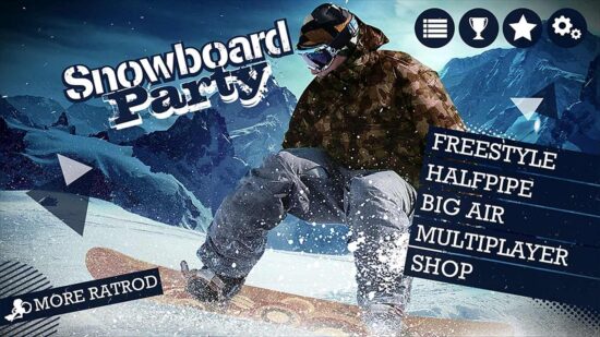 لعبة التزلج على الجليد Snowboard Party Lite