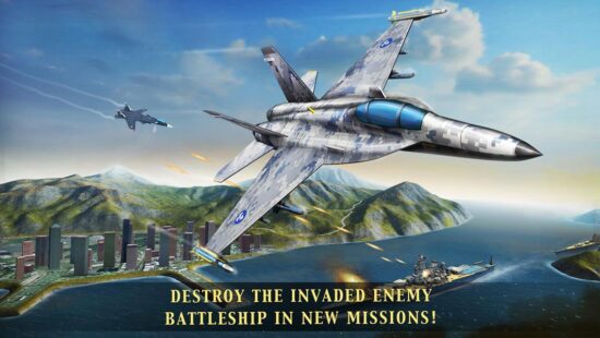 تحميل لعبة حرب الطائرات الحربية للاندرويد Air Combat Online‏ 2