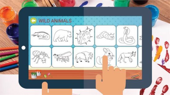 تحميل لعبة تلوين الحيوانات للكمبيوتر Coloring book for kids animals