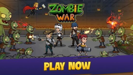 لعبة زومبي جديدة للاندرويد Zombie War Idle Defense Game‏ 2