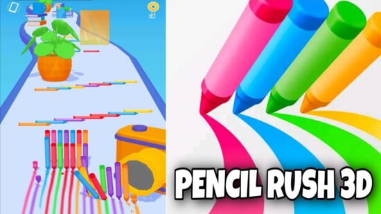 لعبة الاقلام الملونة Pencil Rush 3D‏ تحميل مجاني اخر اصدار 2