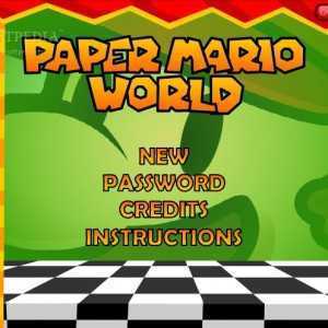 تحميل لعبة ماريو حول العالم Paper Mario World